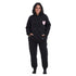 Women Black Self Love Era Oversize Hoodie Set